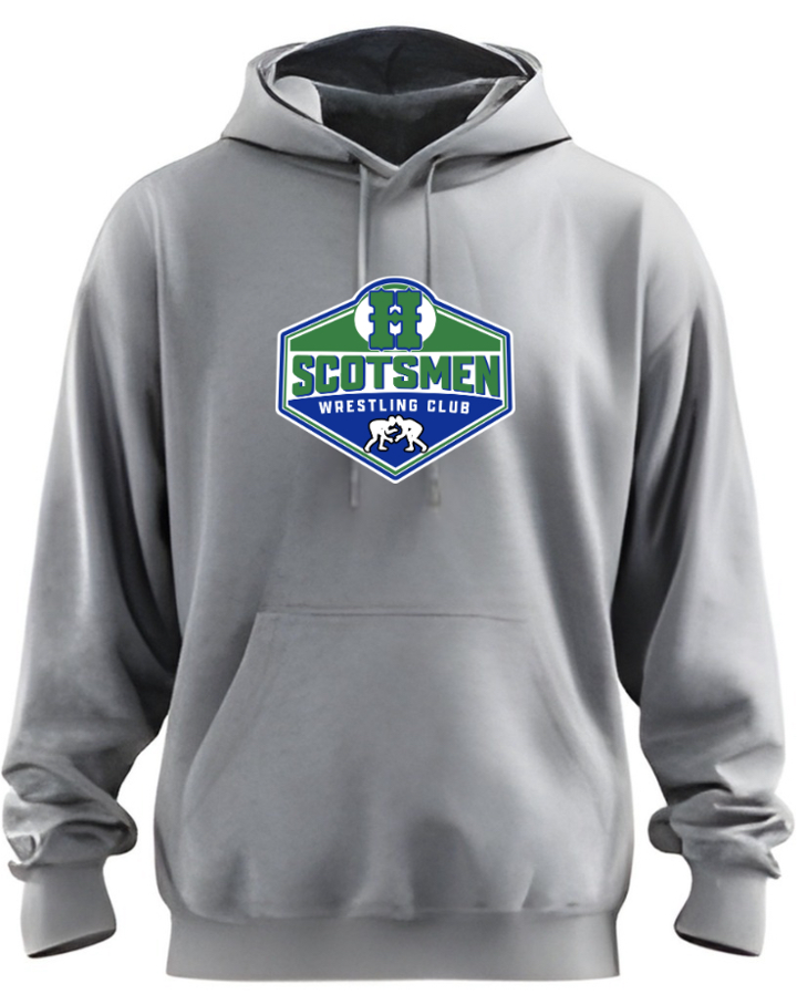 Scotsmen Wrestling Pull Over Hoodie