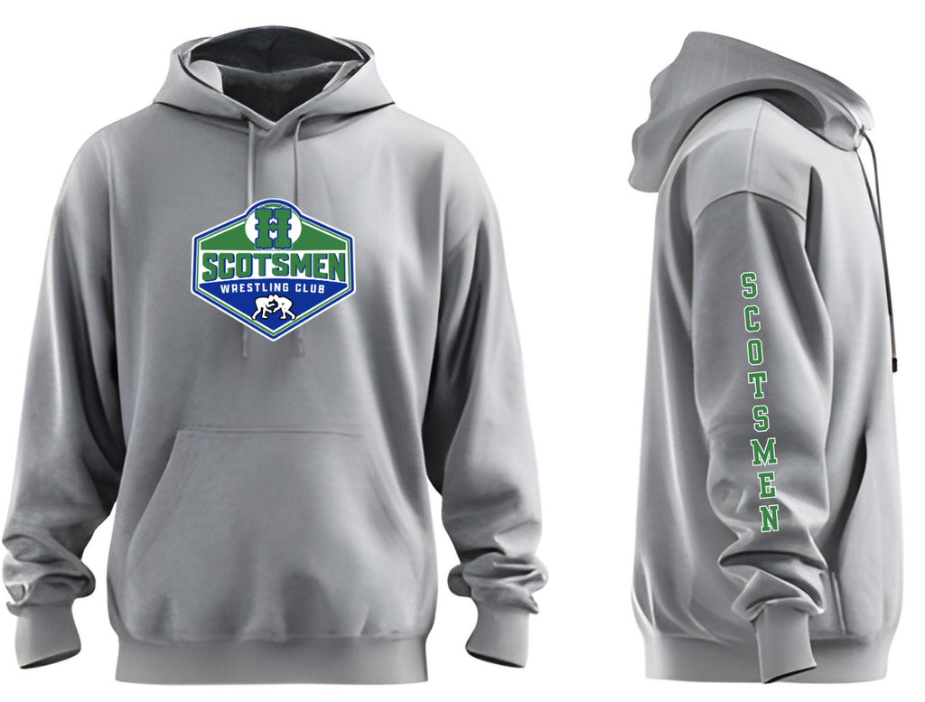 Scotsmen Wrestling Pull Over Hoodie